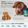 Calming Chews for Dogs Anxiety Relief Duck Flavor Hemp Calming Chews for Dogs with Valerian Root Hemp Seed Oil Turmeric L Theanine Soft Treats for Sto
