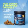 Cat Calming Treats Hemp Calming Care for Cats Cat Melatonin Soft Chews with Hemp Seed Oil and Probiotics Cat Anxiety Relief Storms Travel Grooming Sep