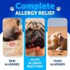 Probiotics for Dogs Support Gut Health Itchy Skin Allergies Immunity Yeast Balance Dog Probiotics and Digestive Enzymes with Prebiotics Reduce Diarrhe